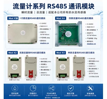 單路多路流量采集通訊模塊