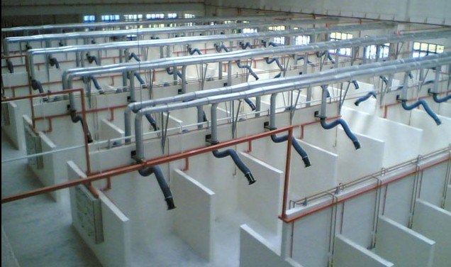 多工位中央式焊接煙塵凈化系統