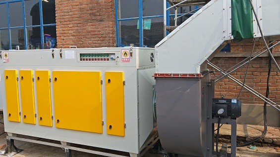 PVC制品企業，在治理油煙、廢氣時處理方案