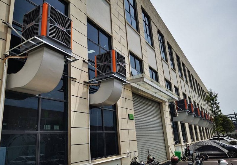 機械配件廠房降溫換氣設備安裝