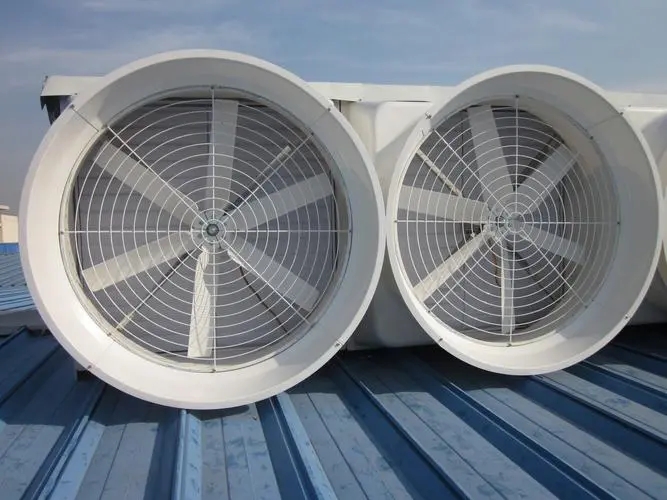 廣綠車間降溫設備之負壓通風降溫系統